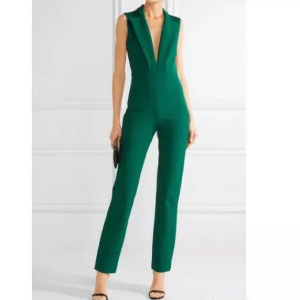 SOLD! Cushnie Et Ochs Stretch Green Jumpsuit